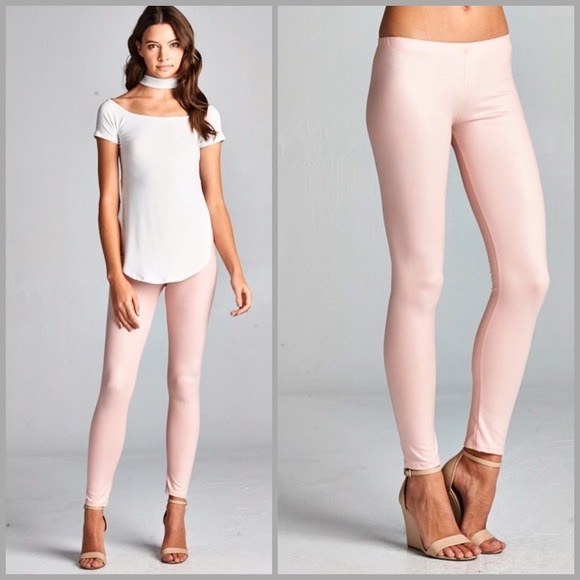 New**Faux Leather Leggings - Picture 2 of 2